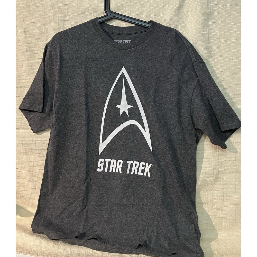 Star Trek Men's XL Gray Logo T-Shirt TV Memorabilia - Picture 6 of 6